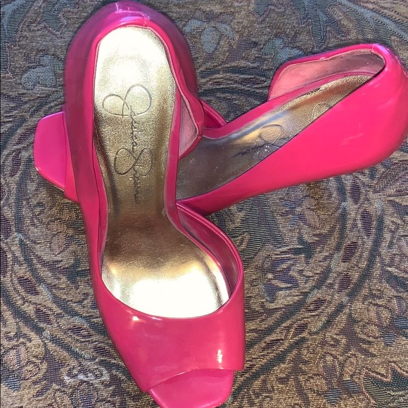 Hot Pink Jessica Simpson Heels 